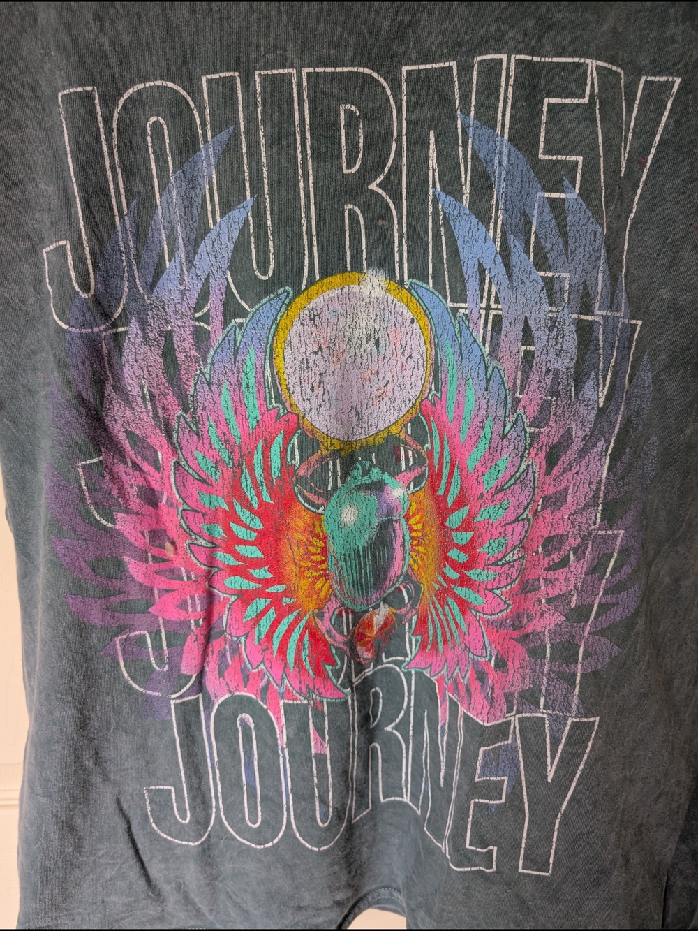 Ripple Junction Teal Journey Band Graphic Tee Large - Picture 2 of 4